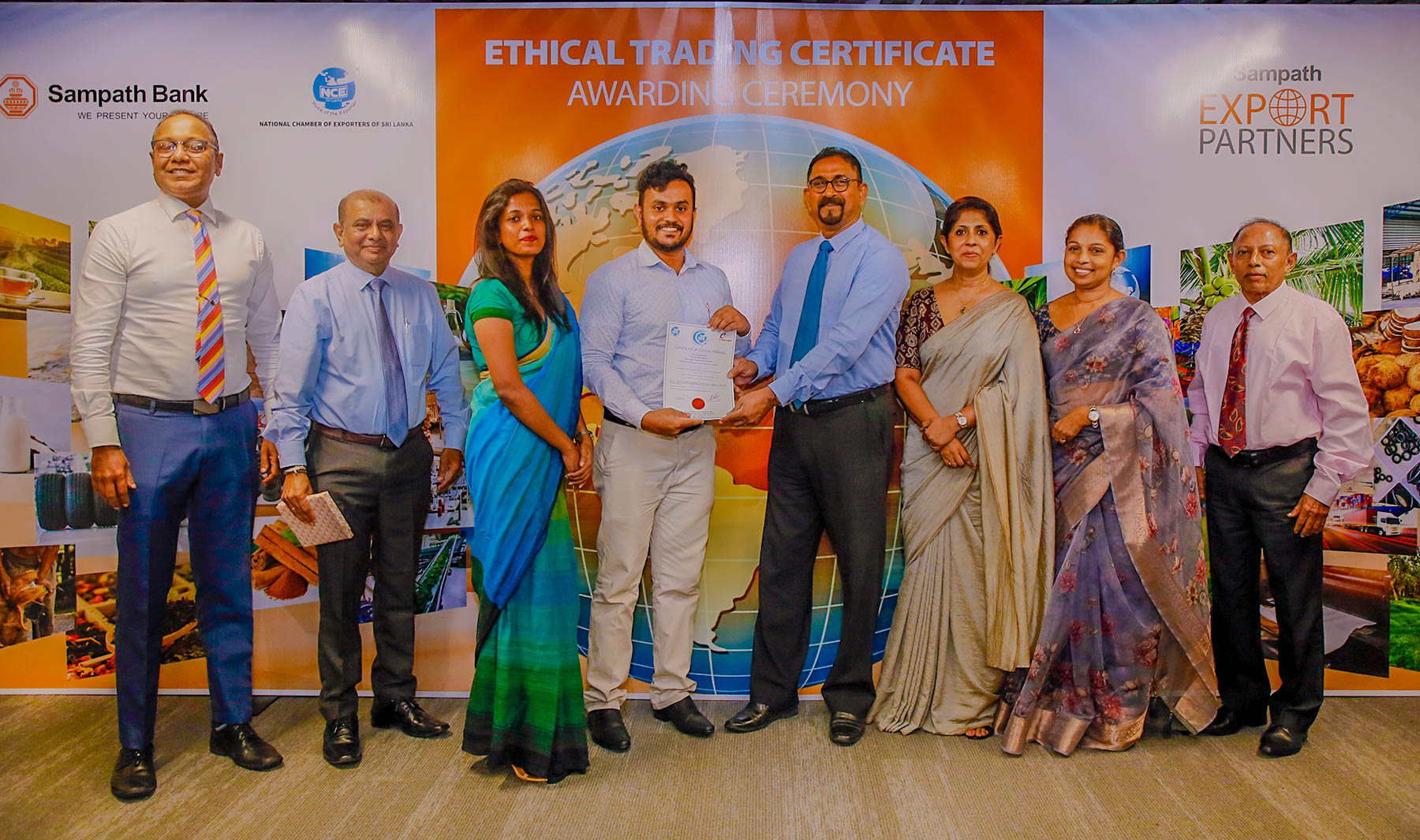 RECEIVING OF THE CERTIFICATE OF ETHICAL TRADING