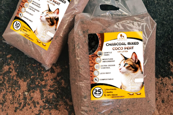 Introducing Ca’Fein — Green Space’s New Coco Peat + Charcoal Mix Cat Litter!
