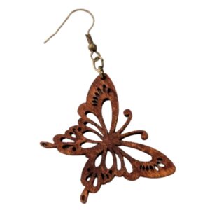 Butterfly Shape Coconut wood Earrings