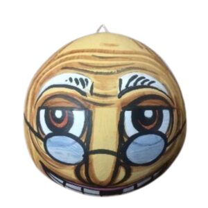 Coco Shell Wall Arts – Kolam Face Shape