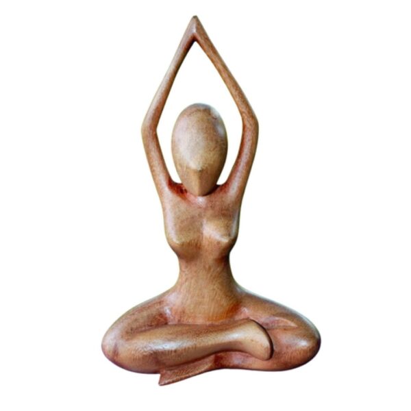 Wooden Grill Shape Statue