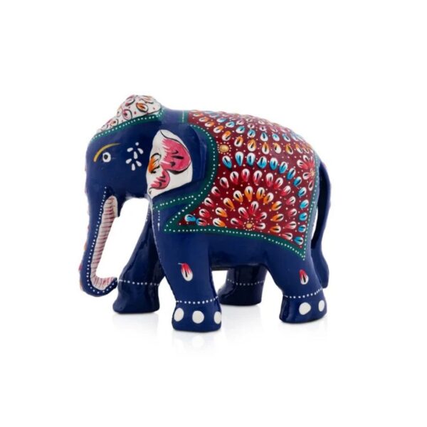 Wooden Elephant Shape Statue