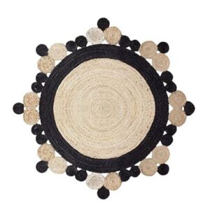Coir Jute Half Circle Floor Carpet | Eco-Friendly Mat