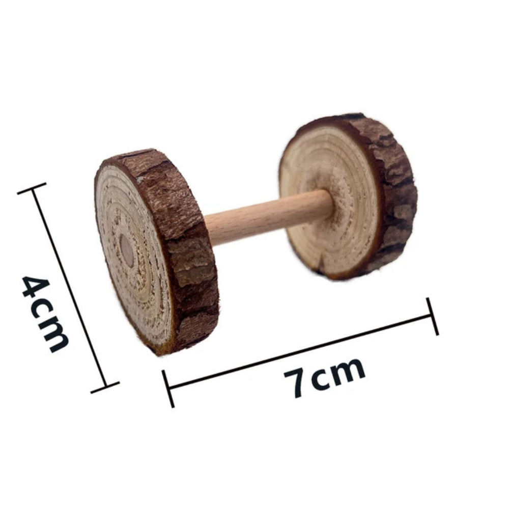 Wooden Dumbbells for Dogs